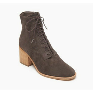 Coclico Bani Antracita Brown Suede Lace Up Boot Size 37.5