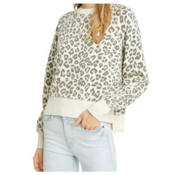 FRAME Women's Animal Print Sweatshirt Size XS