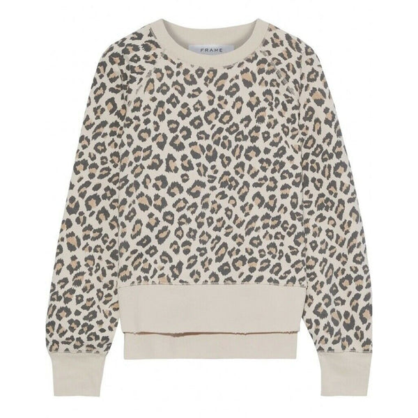 FRAME Women's Animal Print Sweatshirt Size XS